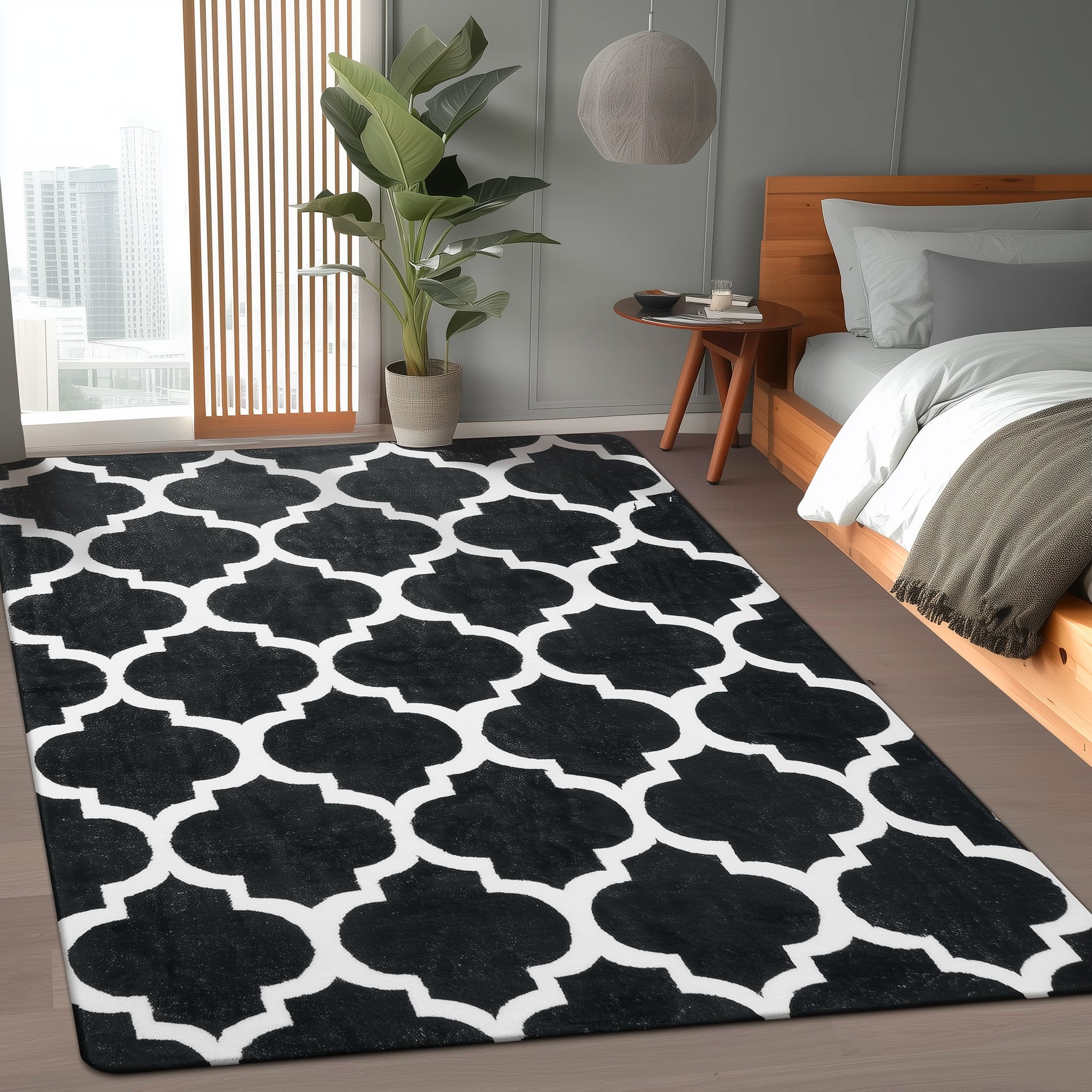 ONASAR Moroccan Geometric Rugs for Living Room Bedroom Home Indoor