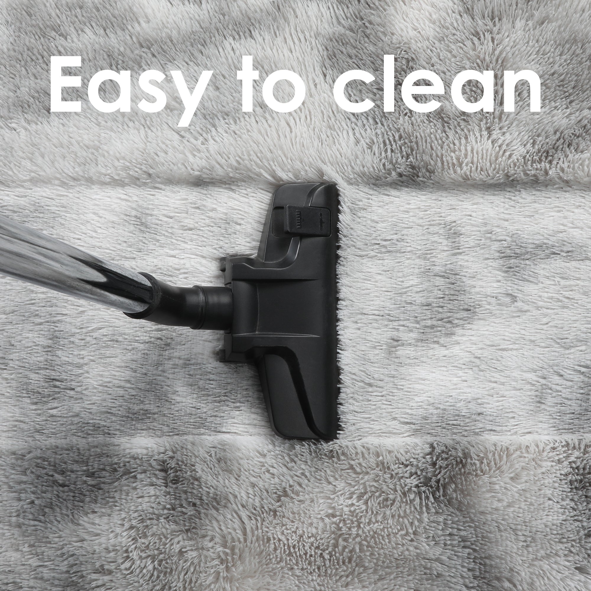 Soft and Fluffy Modern Home Decor Tie-dyed Light Grey Round Rug